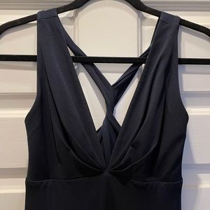 Laundry By Design Dark Blue Sleeveless Gown Size 2